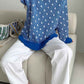 Contrast Round Neck Long Sleeve Sweater
