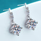 Moissanite Drop Earrings