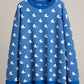 Contrast Round Neck Long Sleeve Sweater